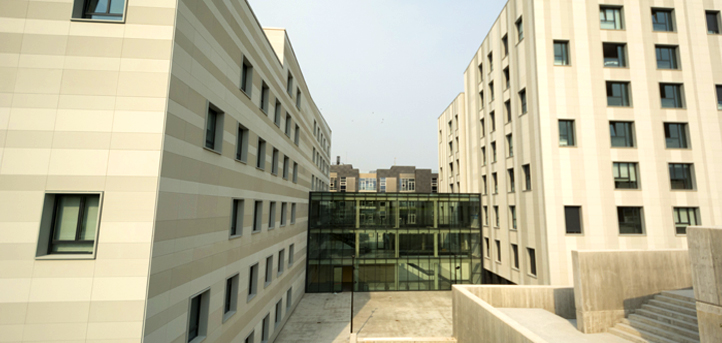The UNEATLANTICO student residence is an architectural landmark