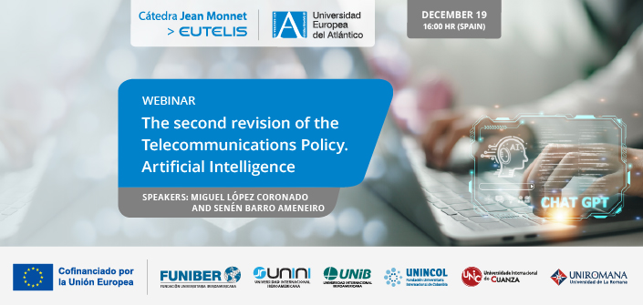 Webinar: “The Second Review of the Telecommunications Policy. Artificial Intelligence”