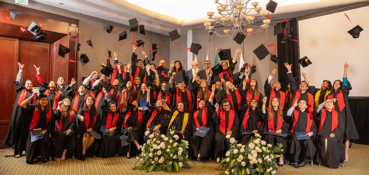 UNEATLANTICO toasts to success at a graduation ceremony for Mexican students