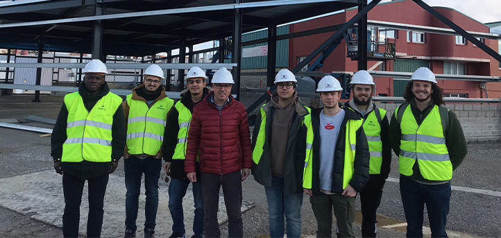 IOI and IIAA students from UNEATLANTICO visit the industrial area of Otero as part of their practical training