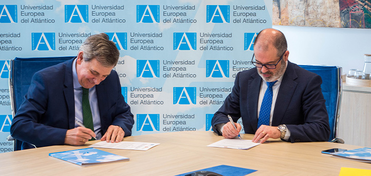 UNEATLANTICO and the Professional Association of Economists of Asturias sign an agreement for academic, scientific, and cultural collaboration