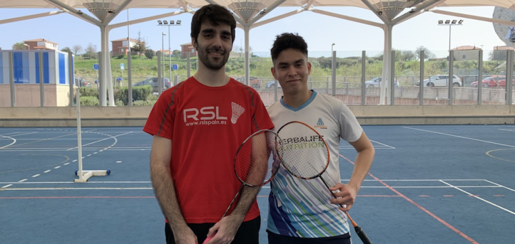 Daniel Fernández and Alejandro Juárez, finalists of the first UNEATLANTICO badminton tournament, will represent the university in the Campeonato de España Universitario