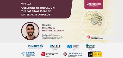 FUNIBER organizes the webinar “Questions of ontology: the cardinal ideas of materialist ontology”