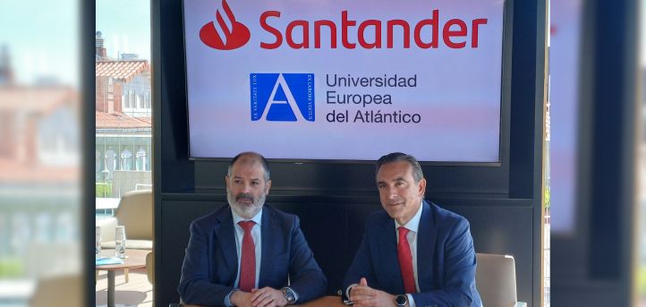 UNEATLANTICO and Santander Bank strengthen ties to promote the Chair of Innovation in the Food Industry