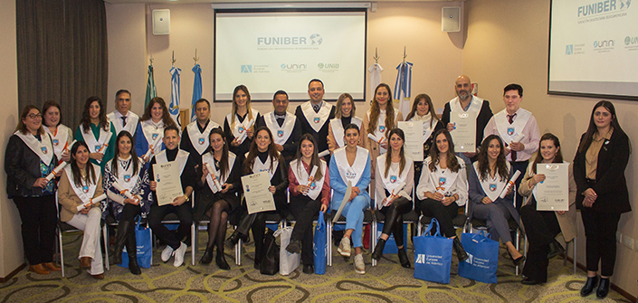 UNEATLANTICO presents diplomas to scholarship students in Argentina