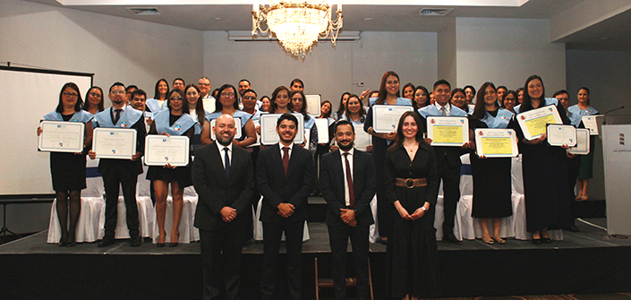 UNEATLANTICO celebrates the awarding of degrees to students from Guatemala who received scholarships from FUNIBER