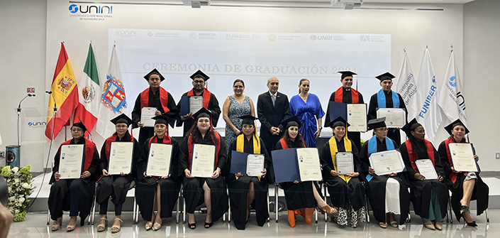 UNEATLANTICO holds diploma ceremony in Campeche, Mexico