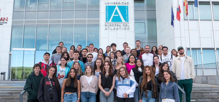 UNEATLANTICO welcomes more than fifty international students of the Erasmus + program on its campus