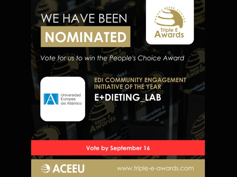 The E+DIETing_LAB project led by UNEATLANTICO, finalist of the ACEEU The Triple E awards