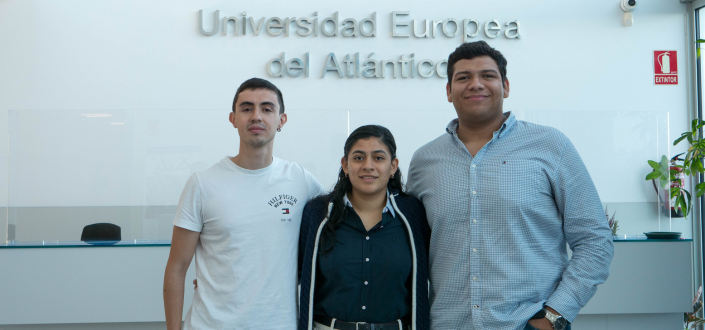 Jessica del Pilar Guerrero, Marcelo Solís and Luis Sastre will be the UNEATLANTICO delegates for the 2024-2025 academic year.