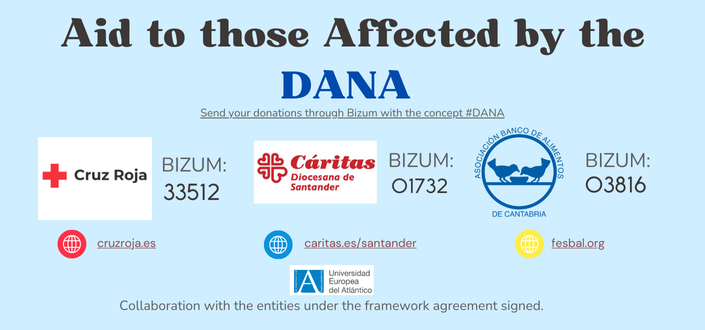 UNEATLANTICO collaborates with other entities to send economic aid to those affected by the DANA