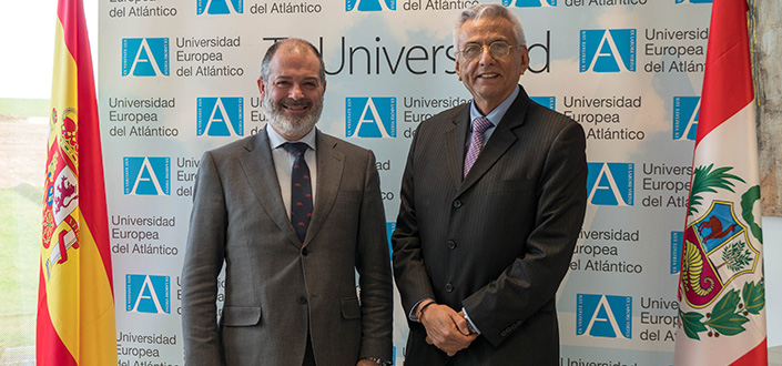 UNEATLANTICO and the Universidad Autónoma de Perú strengthen their cooperation ties in a key meeting