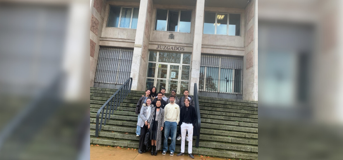 Students of UNEATLANTICO visit the courts as part of the Labour Law course