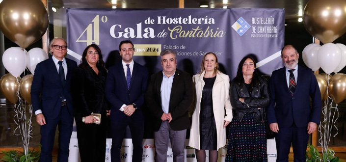 The European University of the Atlantic, present at the XLI Gala of the Hotel and Catering Association of Cantabria