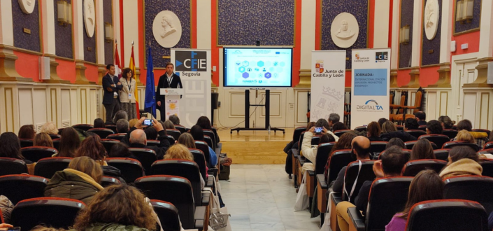 UNEATLANTICO promotes the DigitalTA project at an Erasmus+ initiatives day in Segovia