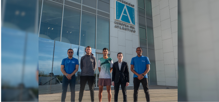 Olympic athlete Mohamed Attaoui participates in scientific research at UNEATLANTICO