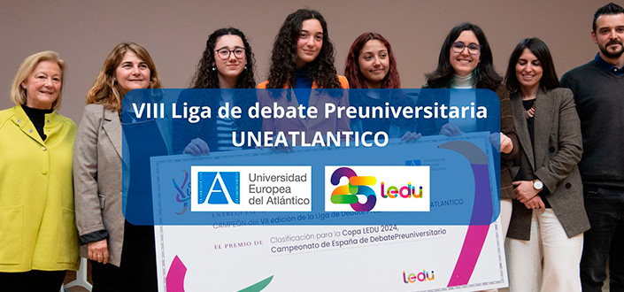 16 teams from different institutes and schools of Cantabria participate in the VIII edition of the Pre-University Debate League of UNEATLANTICO