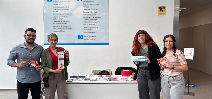 UNEATLANTICO receives once again a visit from ACCAS to deliver the HIV Awareness Day.