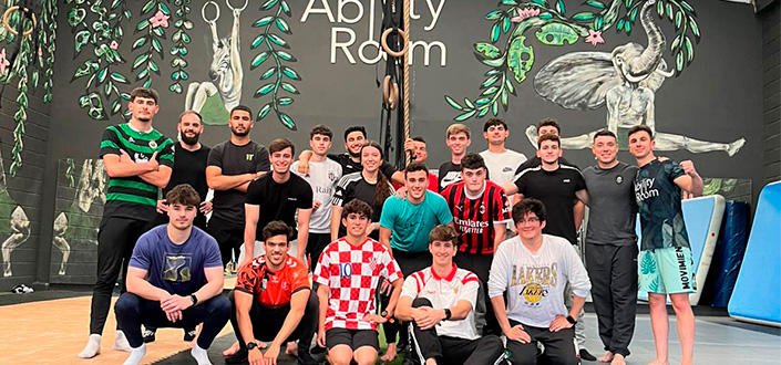 CAFYD students at UNEATLANTICO explore sports centres in Santander as part of their training programme