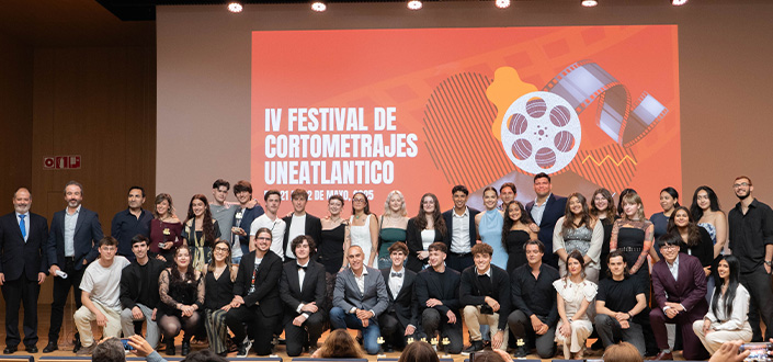 ‘Matame cornudo’ wins the award for best short film at the IV UNEATLANTICO Short Film Festival gala