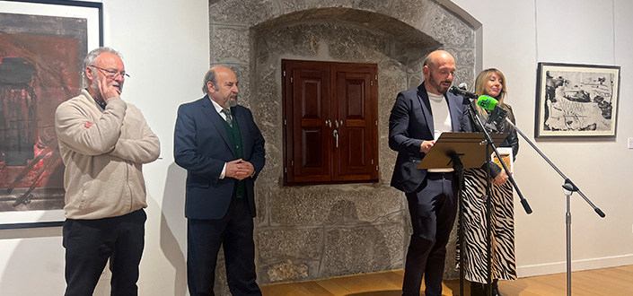 The Cultural Work of FUNIBER and UNEATLANTICO inaugurates the exhibition  «Tàpies, colección del grabador Barbarà» in Cantabria