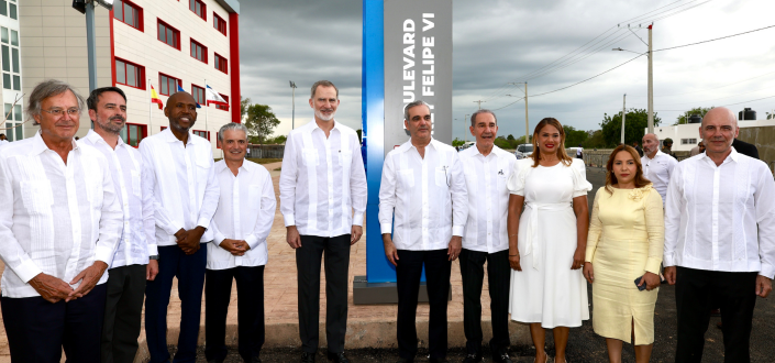 Inauguration of the «Boulevard Rey Felipe VI» at the University of La Romana, Dominican Republic