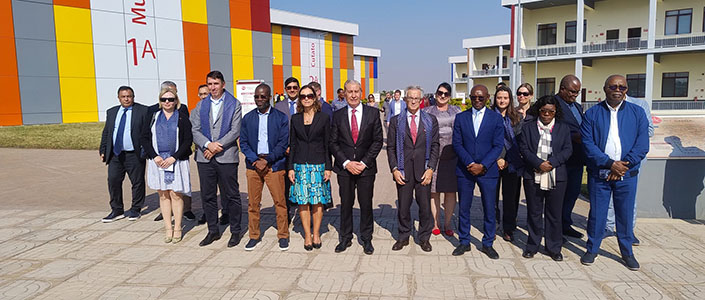 Wide repercussion after the visit of the EU ambassador to the International University of Cuanza, sister university of UNEATLANTICO