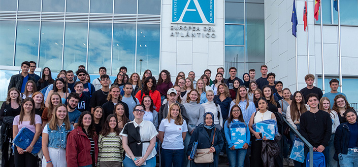 UNEATLANTICO welcomes more than a hundred international students from the Erasmus+ programme to its campus