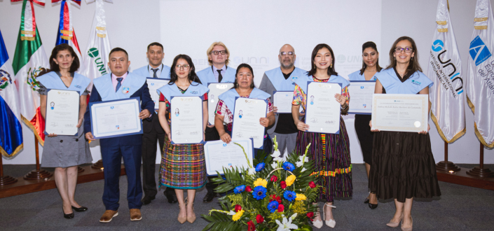UNEATLANTICO and FUNIBER hold a graduation ceremony in Guatemala for their scholarship recipients