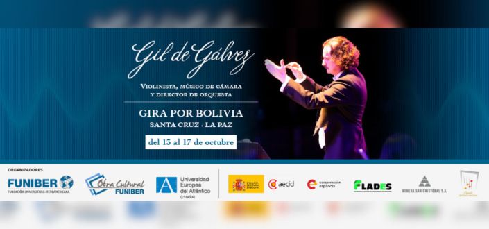 Maestro Gil de Gálvez celebrates the Bicentenary of Bolivia and the National Holiday of Spain with concerts and masterclasses organized by UNEATLANTICO