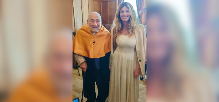 UNEATLANTICO present at the investiture honoris causa by the UIMP of the Nobel Prize in Economics Joseph E. Stiglitz
