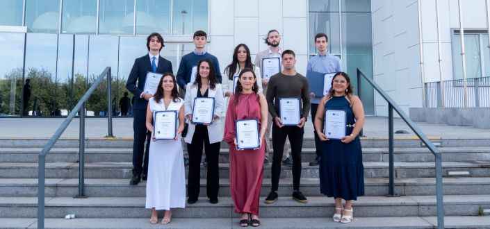 UNEATLANTICO gives diplomas to the best academic records of the eighth grade of graduates