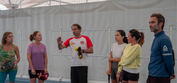 The SAFD of UNEATLANTICO organizes an introductory workshop at Pickleball