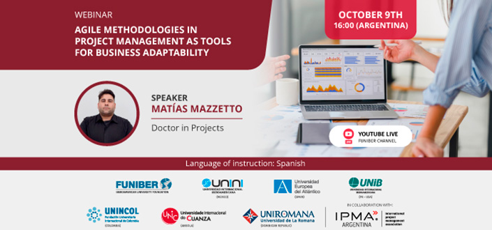 UNEATLANTICO Organizes the Webinar “Agile Methodologies in Project Management as Tools for Business Adaptability”