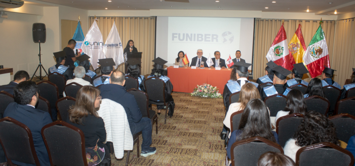 UNEATLANTICO and FUNIBER PERU hold a diploma ceremony for master’s and doctoral students