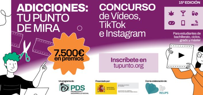 Open the 15th edition of the contest «Addictions: Your Point of View» of the program Tu Punto