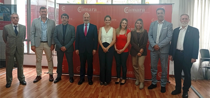 Rubén Calderón, rector of UNEATLANTICO, participates in an event organized by the Spanish Chamber of Commerce in Argentina