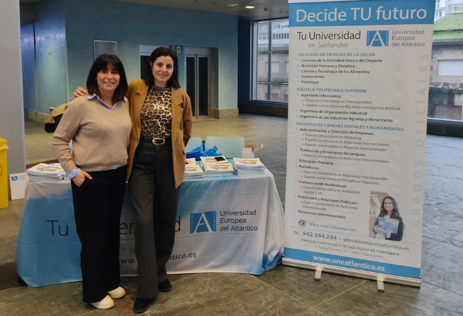 UNEATLANTICO participates in the fair UNITOUR in Pamplona, Logroño and Vitoria-Gasteiz and continues its journey next week