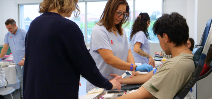 The university community collaborates in a day of blood donation held at the UNEATLANTICO Campus organized together with the HDSC