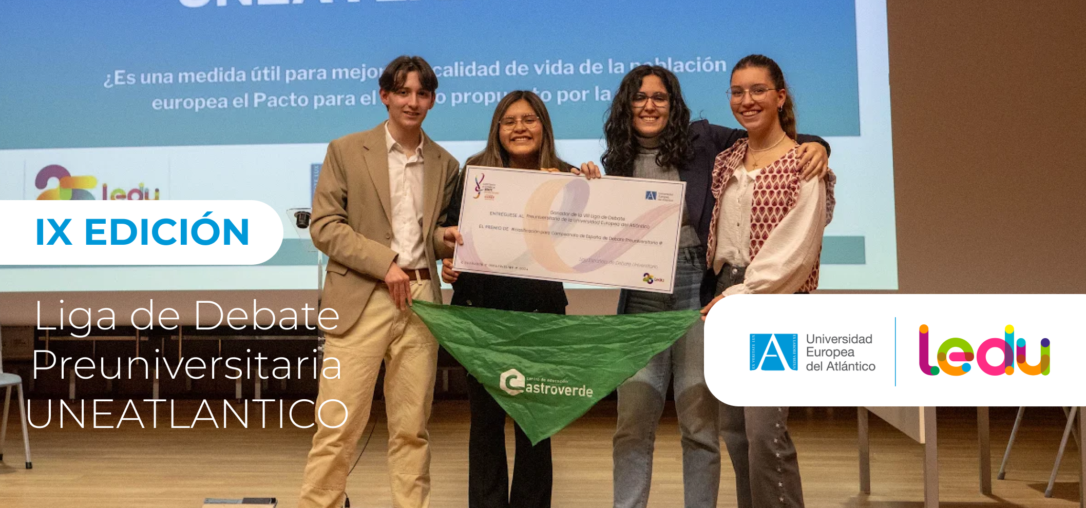 Twenty-two teams from various secondary schools and colleges in Cantabria are participating in the ninth edition of the UNEATLANTICO Pre-University Debate League