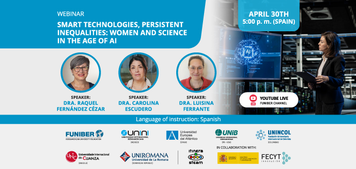 UNEATLANTICO will host an online conference on the role of women in science in the age of AI