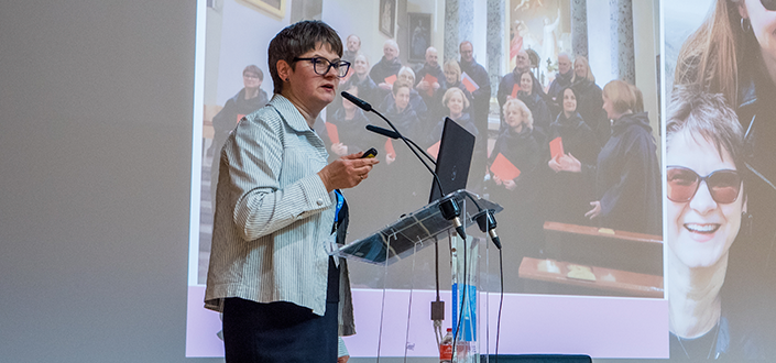 Jurate Sereikiené, lecturer at SMK University located in Lithuania, teaches a masterclass at UNEATLANTICO