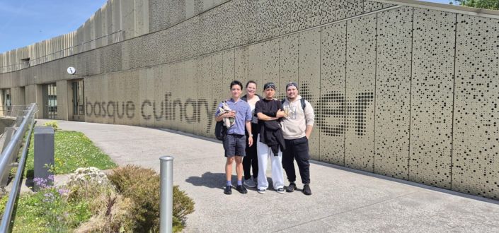 Students of the degree in Gastronomy from UNEATLANTICO attend the EDA Drinks Summit 2026 at the Basque Culinary Center