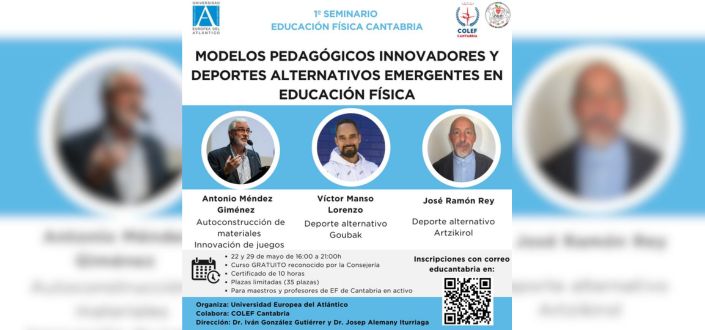 UNEATLANTICO hosts the first Physical Education Seminar in Cantabria