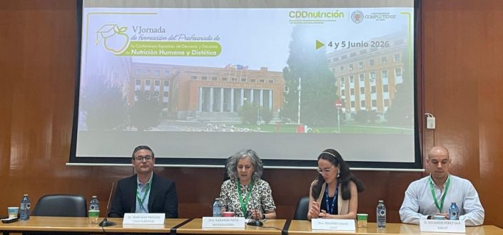 Professor Iñaki Elío participates in the 5th Training Conference for Faculty in Human Nutrition and Dietetics in Madrid